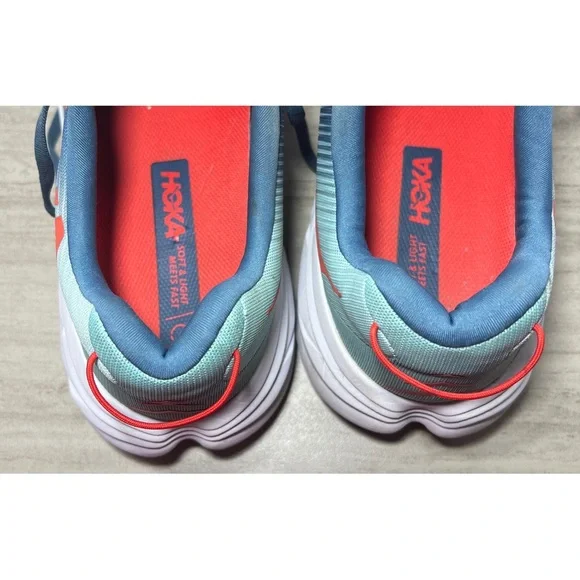 Hoka ONE ONE Rincon 3 MENS Running Shoe Blue Orange Size 12